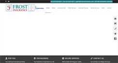 Desktop Screenshot of frostinsuranceinc.com